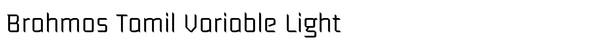 Brahmos Tamil Variable Light image